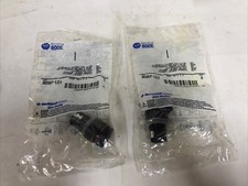*LOT OF 2* Allen Bradley 800EP-LE4 Ser. A Red Illuminated Extended Push Button