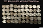 NobleSpirit Desirable 50x $5 FV Mercury Silver Dime Mixed Date Lot Circulated