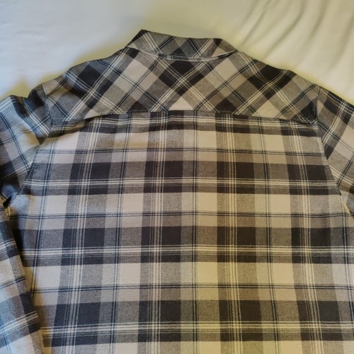 Camicia The North Face in flanella a quadri con bottoni uomo XXL grigia outdoor escursionismo - Foto 18 di 21