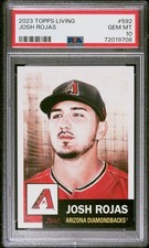 2023 Topps Living Set # 592 JOSH ROJAS GEM MINT PSA 10 Arizona Diamondbacks