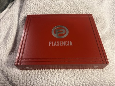 PLASENCIA ALMA DEL FUEGO TORO EMPTY WOOD CIGAR BOX Ships Free