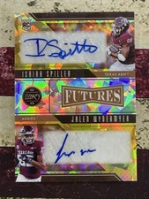 2022 Futures GOLD Cracked Ice RC Isaiah Spiller  Wydermyer  Auto /10 Texas A&M