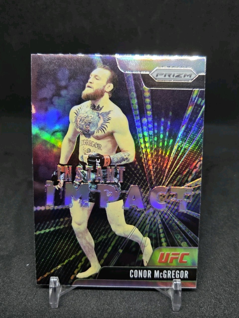 2021 Panini Prizm UFC - Instant Impact Conor McGregor #9 Silver Prizm 