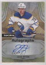 2021-22 Upper Deck Synergy Rookie Auto Jacob Bryson #AR-JB Auto 0h56
