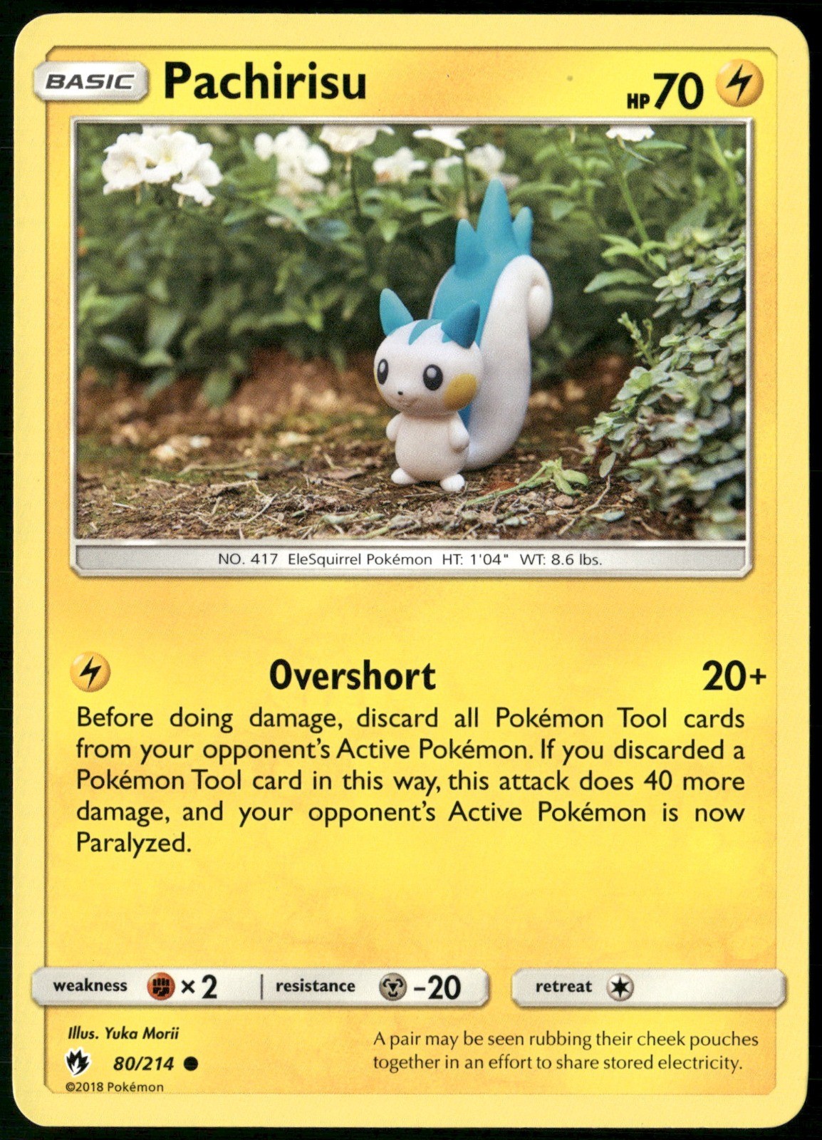 Pachirisu Regular 80/214 SM - Lost Thunder NM