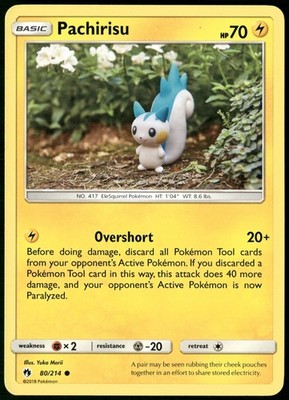 Pachirisu Regular 80/214 SM - Lost Thunder NM