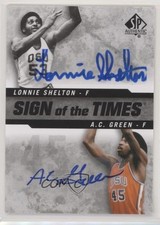 2014 SP Authentic Sign of the Times 2 AC Green Lonnie Shelton #SOT2-SG Auto a8r
