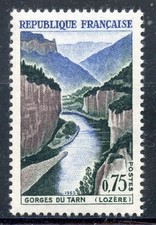 1965 TIMBRE FRANCE NEUF LUXE ** N° 1438 ** GORGES DU TARN NEUF++