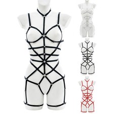 Womens Bodysuits Womens Jumpsuit Regular Harness High Elasticity Lingerie