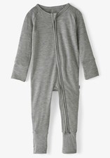 Little Sleepies Bamboo Viscose Zippy One-Piece Gray Bodysuit 3-6 Months
