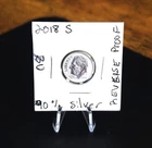 2018 S Roosevelt Dime Reverse Proof .900 Silver-BU