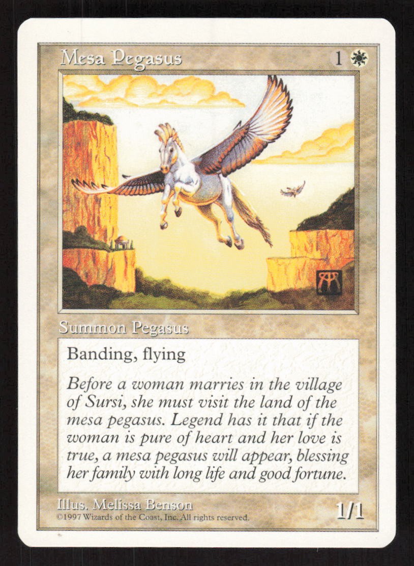 1997 Mesa Pegasus Fifth Edition MTG