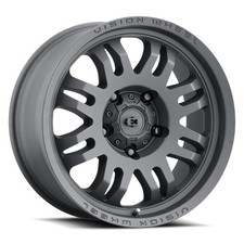 18x9.5 Vision 409 Inferno Satin Black Wheel 5x5 -18mm
