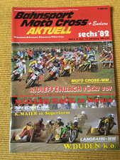 Bahnsport Aktuell Speedway Grasbahn Eisspeedway Langbahn Nr. sechs 6/82