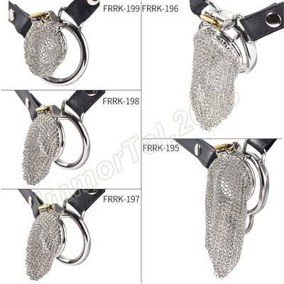 Male Chasity Cage Inverted Plug with Metal Tube Sissy Cages Chasity Device