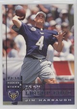1998 Leaf Rookies & Stars Team Lineup Card Jim Harbaugh #295 1r6m