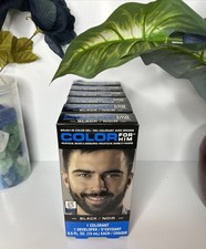 Lot Of 6 Color For Him 5 Min Hair/Mustache/Beard Brush In Dye Black/Noir