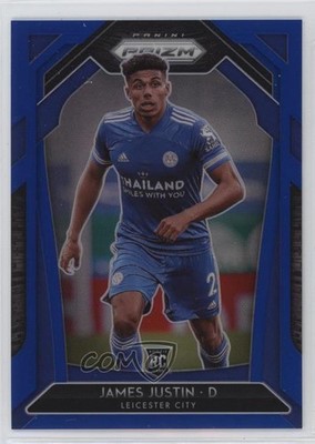 2020-21 Panini Prizm Premier League Blue 196/199 James Justin #131 Rookie RC z3b