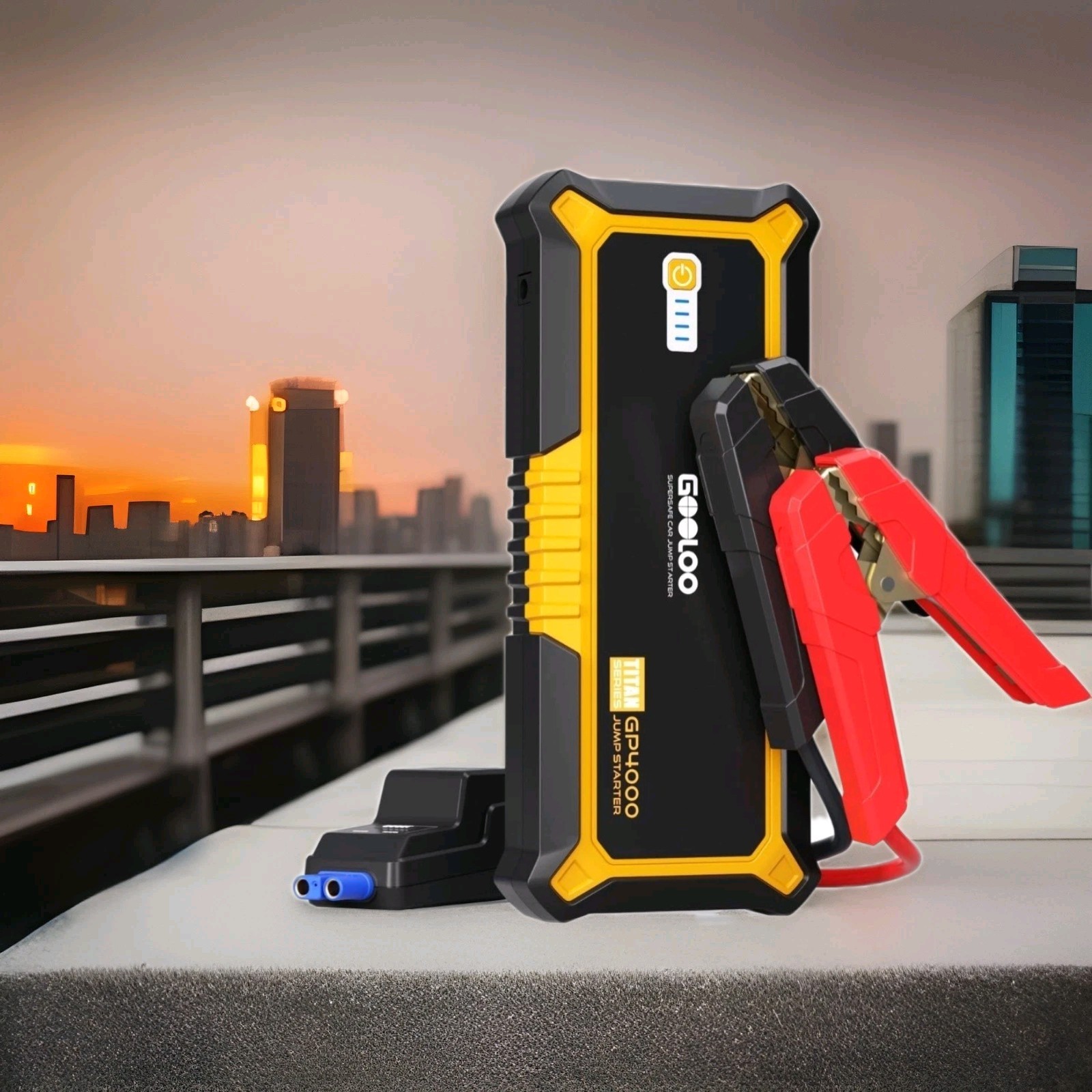 GOOLOO GP4000 Car Jump Starter 4000A Portable Car Battery Ch