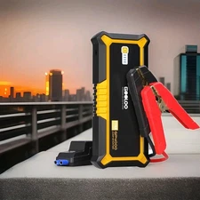 GOOLOO GP4000 Car Jump Starter 4000A Portable Car Battery Charger 12V Yellow 