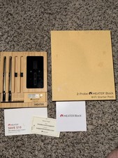 Meater OSC-MT-MB01 Wireless Smart Meat Thermometer - Silver/Black - 2 Probes