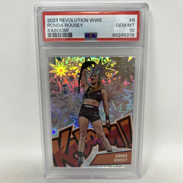 2023 Revolution WWE Ronda Rousey Kaboom! #8 PSA 10 Gem Mint Wrestling UFC MMA