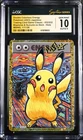 New ListingCGC 10 GEM MINT AUTO 9 Energy MSING Signature Scream Pikachu Munch Holo Pokémon1