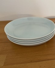 Lufthansa Bordgeschirr Noritake Japan Vintage Hellgr&uuml;n, 4Teller