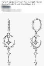 Star And Moon Earrings