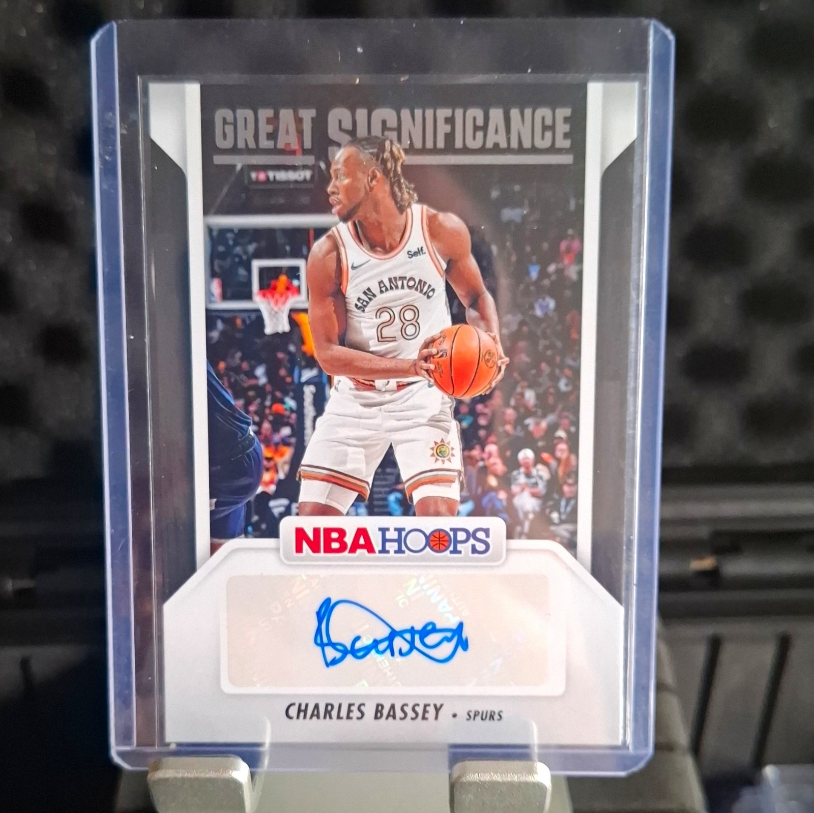 Panini 2024-25 NBA Hoops Great Significance Charles Bassey Spurs Auto #GS-CBS