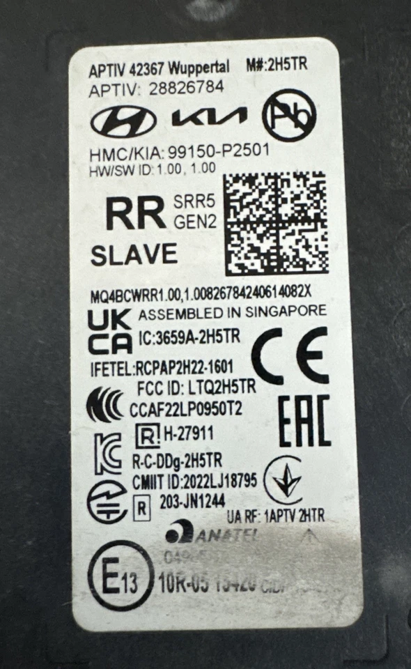 2024 - 2025 Kia Sorento Rear Right Blind Spot Radar Sensor 99150-P2501 OEM K0174 - Image 3 of 4