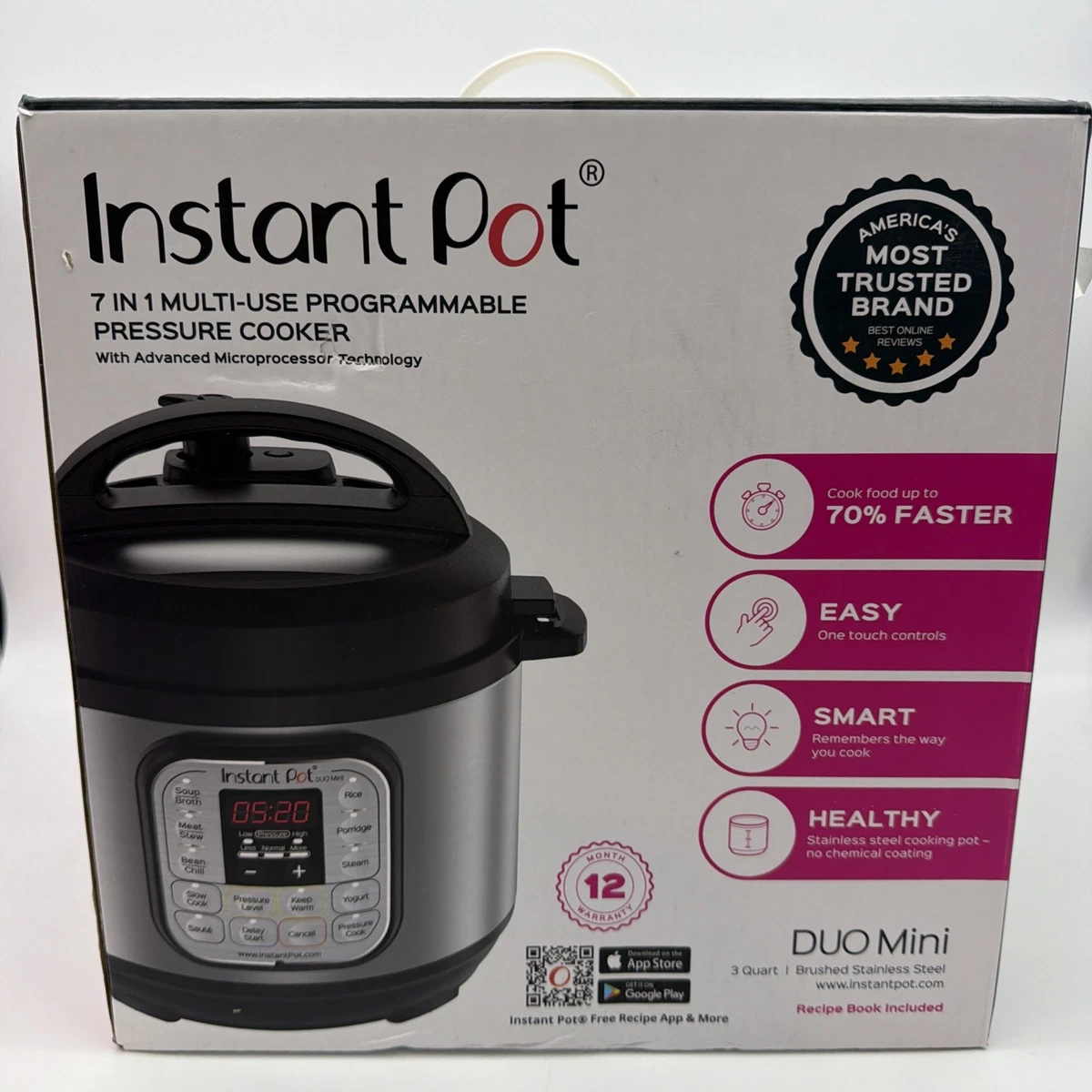 Instant Pot 不锈钢金属原色慢炖锅| eBay