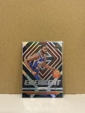 2018-19 Panini Prizm Mikal Bridges Emergent Silver Prizm Rookie #10 Suns Knicks
