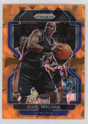 2021-22 Panini Prizm Orange Ice Prizm Karl Malone #259 HOF d4y