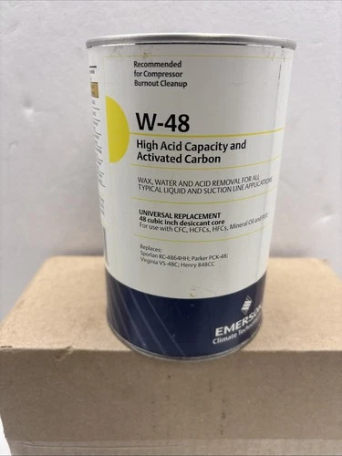 Emerson W-48 High Acid Capacity And Activated Carbon NOS