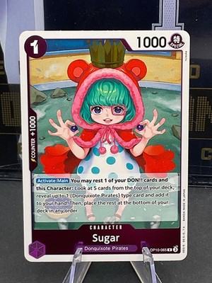Sugar OP10-065 (R) Rare Foil Royal Blood One Piece Card Game