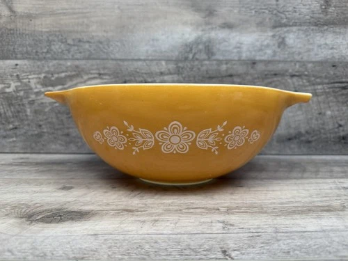 Vintage Pyrex Butterscotch Color Cinderella Nesting Bowl # 444