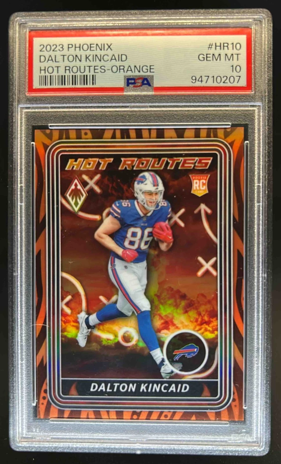 Dalton Kincaid Panini Phoenix Hot Routes #HR10 Orange