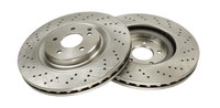 2X Bremsscheibe Vorderachse FüR MERCEDES-BENZ C-KLASSE Sportcoupe T-Model CLK