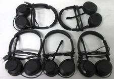 Lot of 5 Jabra Evolve2 30 SE USB/A Stereo Headset wih Microphone