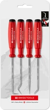 Mini Pick Tool Set PB 8680.CN | 100% Swiss Made | 4-Piece Swissgrip Hook Tool fo