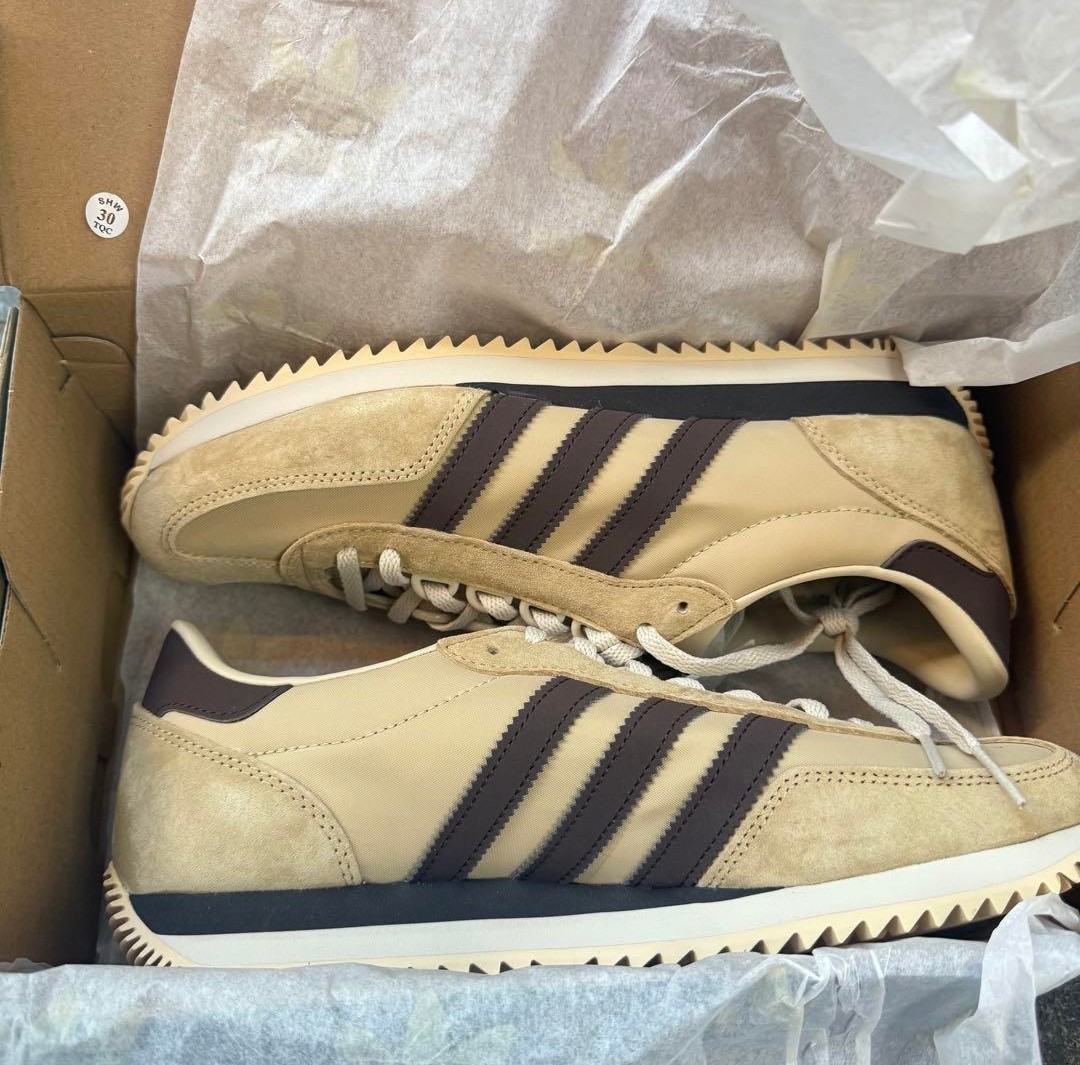 adidas LG Achille SPZL Liam Gallagher Stone Khaki Oasis JR4878 | eBay