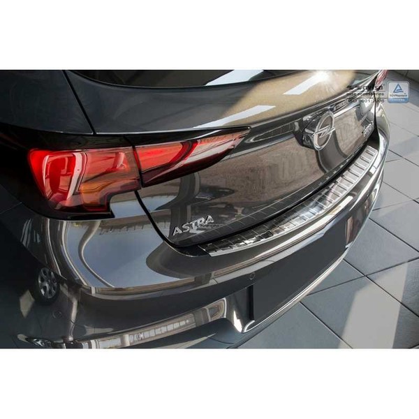 Edelstahl Ladekantenschutz FüR Opel Astra K HB 5-TüRer 2015- 'Ribs'-image