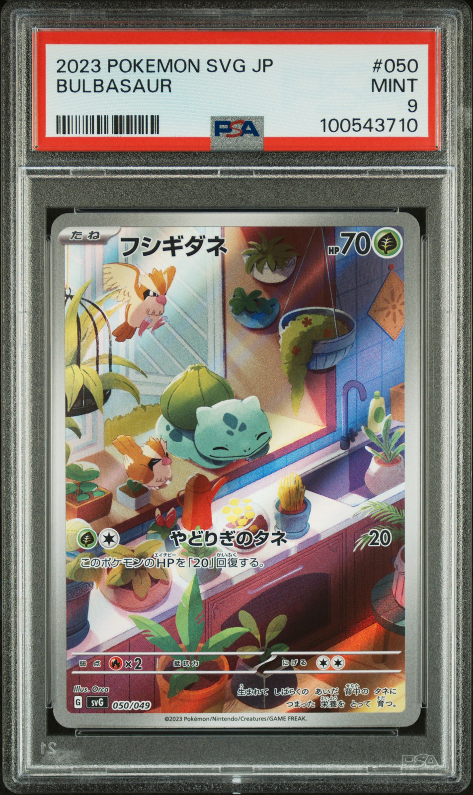 2023 #050 BULBASAUR PSA 9 - Main Image