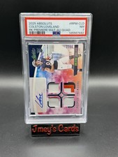 2025 Colston Loveland Chicago Bears Absolute Rookie Premiere Mat Quad Patches