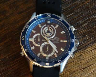 Casio Edifice Super Illuminator EFR-547 Chrono Date Modul 5372 WR100M