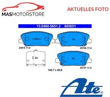 SATZ BREMSBELÄGE BREMSKLÖTZE VORNE ATE 130460-56512 A FÜR KIA CEE'D,PRO CEE'D