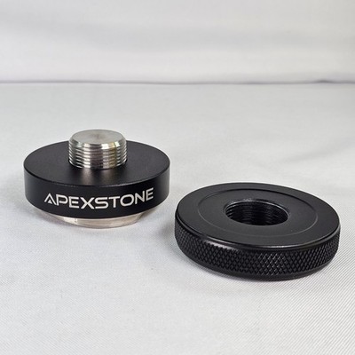 Apexstone 58mm Espresso Coffee Distributor Leveler Tool Adjustable Black Silver