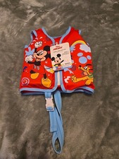 Disney Junior Mickey Fabric Swim Vest Size S/M 40lb Max 1 Years  Up