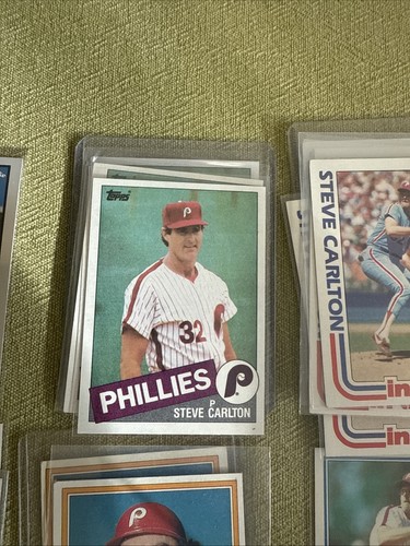 Steve Carlton Lot 60 Karten Philadelphia Phillies. White Sox. Cardinals. - Bild 7 von 18